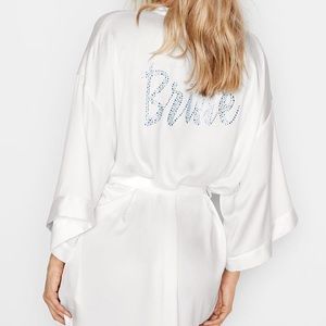 Victoria’s Secret BRIDE Silk Bridal Robe